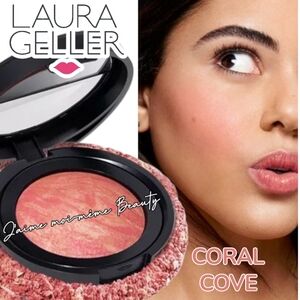 Laura Geller Marbelized Baked Blush- Coral Cove